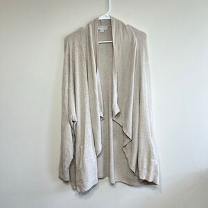 Barefoot Dreams Cozy Chic Ultralite Draped Cardigan 3x Women